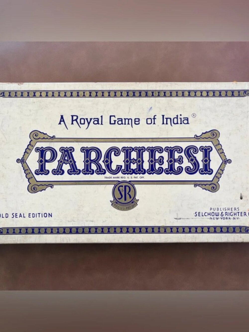 Vintage 1960’s Parcheesi Board Game